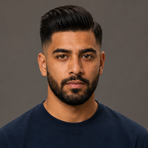 High Pompadour Fade
